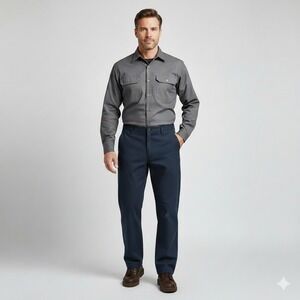 Workrite FR Nomex Navy Blue Work Pants Men's Size 44x36 Arc Rated ATPV 7.0